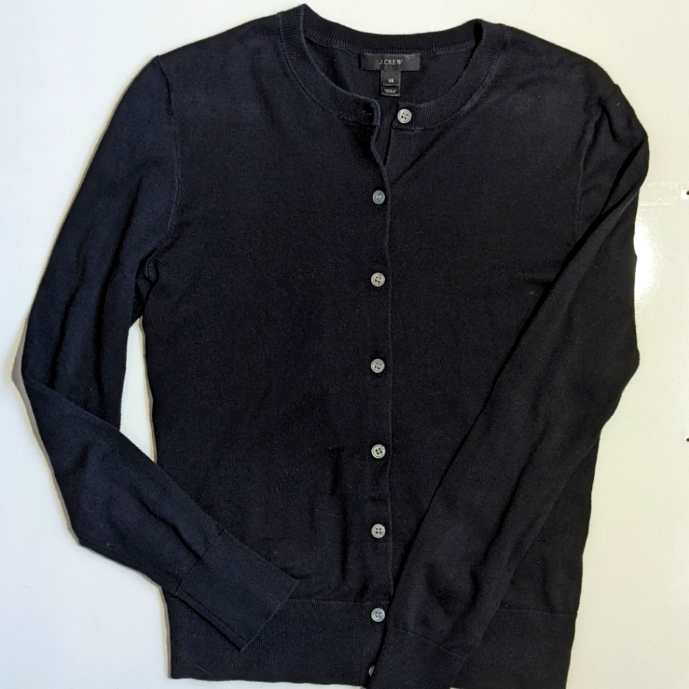 J. Crew Black Cardigan Women's XS